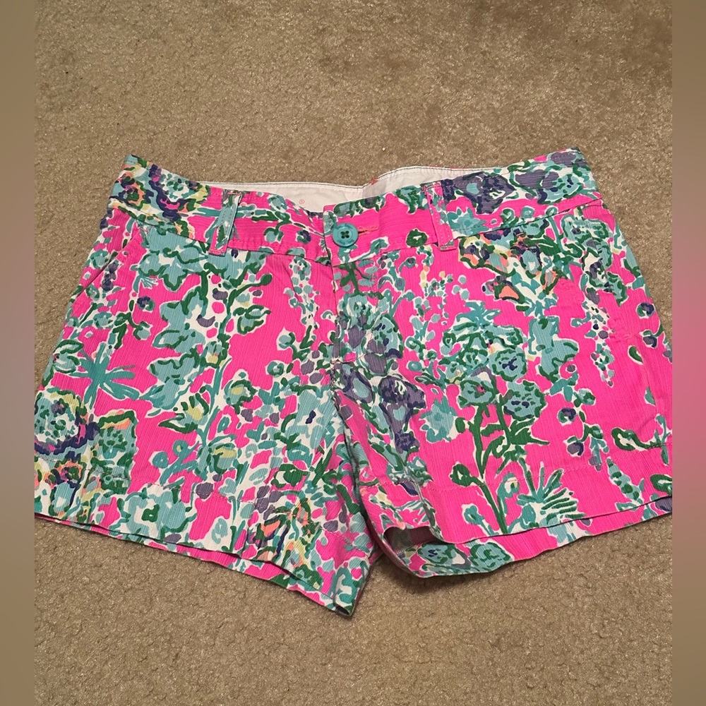 Lilly Pulitzer Pink Floral Women's Shorts